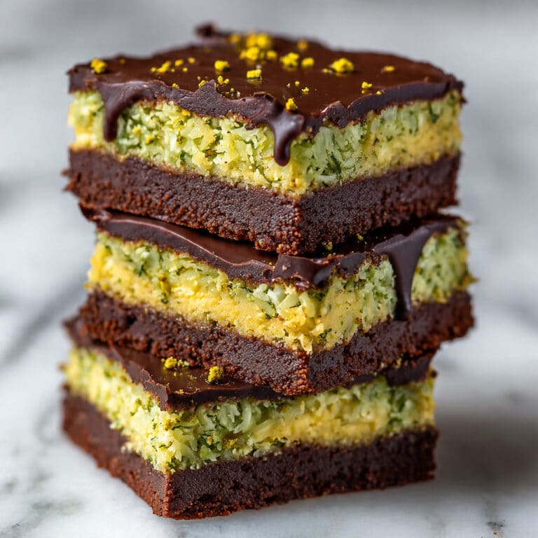 Better Than Crumbl Dubai Chocolate Brownies with Pistachio Knafeh and Ganache Recipe