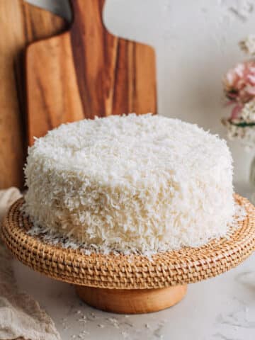 Coconut Cake with Cream Cheese Frosting Recipe