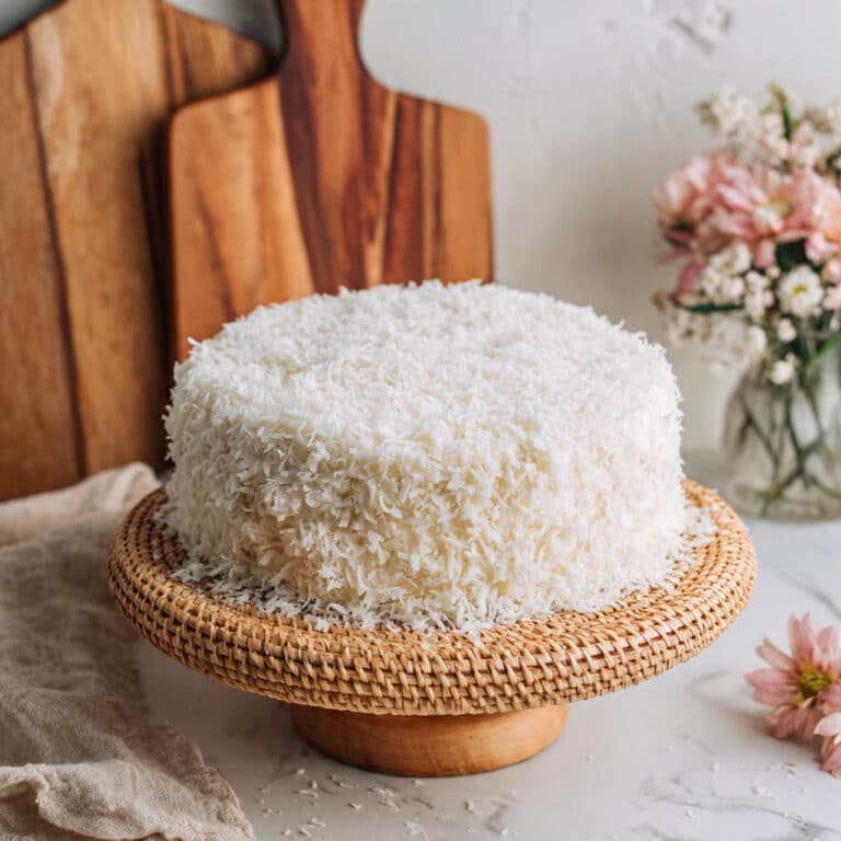 Coconut Cake with Cream Cheese Frosting Recipe