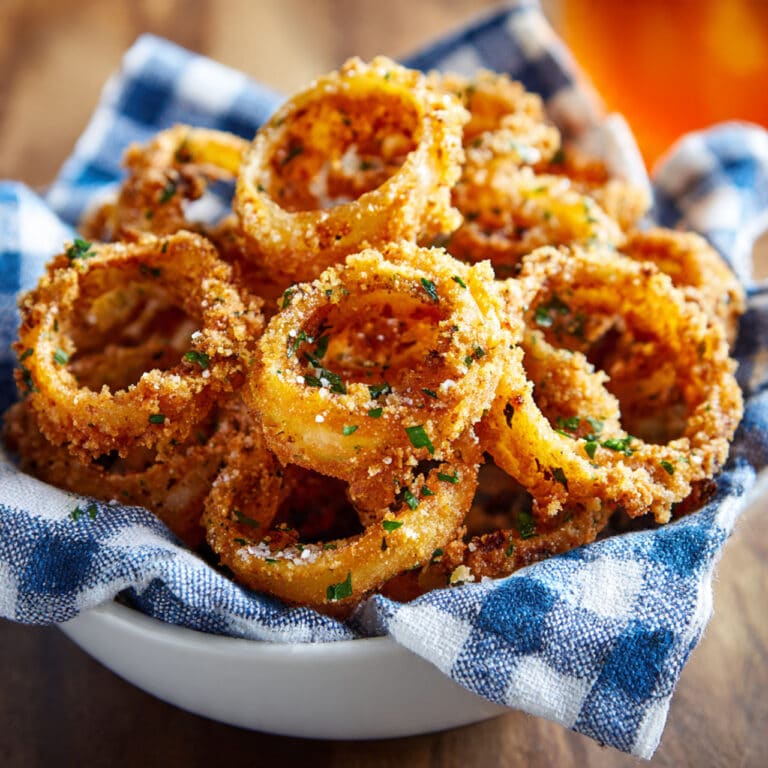 Crispy Homemade Onion Rings Recipe