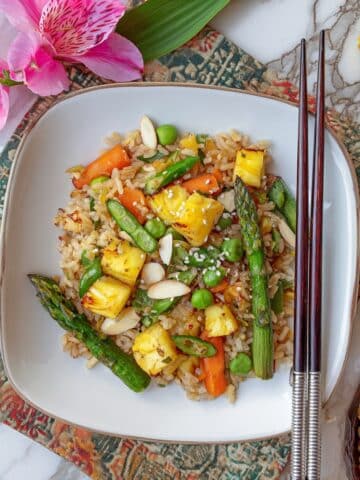 Karen's Spring Vegetable Fried Rice Recipe