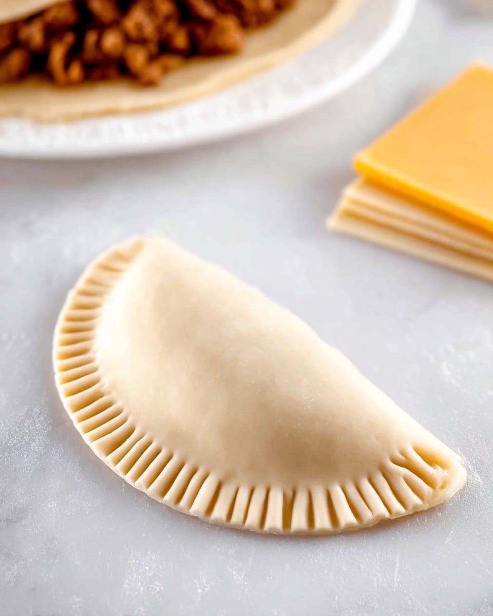 The image shows a close-up view of a white tray lined with white parchment paper, filled with eight golden-brown fried empanadas arranged in two rows. Each empanada is crescent-shaped with crimped edges that have a slightly darker, crisp texture. The surface of the empanadas is bubbly with a mix of light and dark brown spots, giving a crunchy appearance. The background is a white marbled texture, bright and clean, with soft natural light coming from the top right, highlighting the warm colors and crispy texture of the empanadas. Photo taken with an iphone --ar 4:5 --v 7