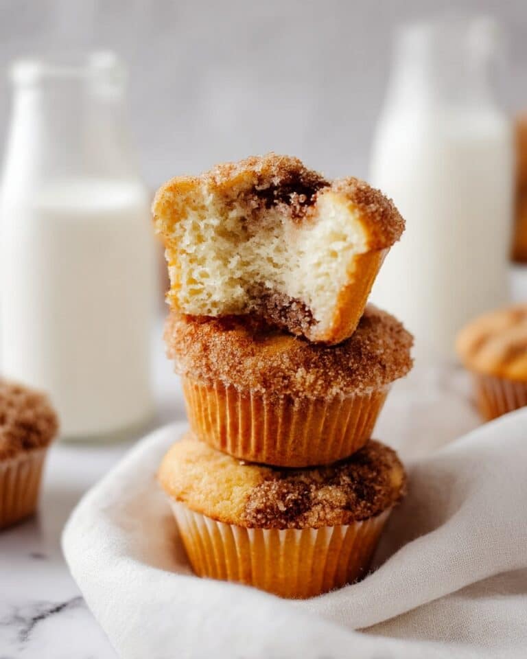 Cinnamon Swirl Muffins with Streusel Topping and Cream Cheese Glaze Recipe