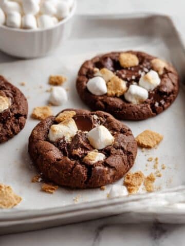 Chocolate S'mores Cookies Recipe