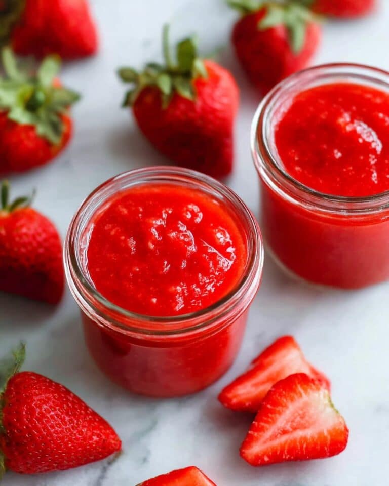 Homemade Strawberry Sauce Recipe