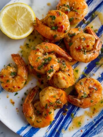 Grilled Shrimp Skewers with Tomato Butter Recipe