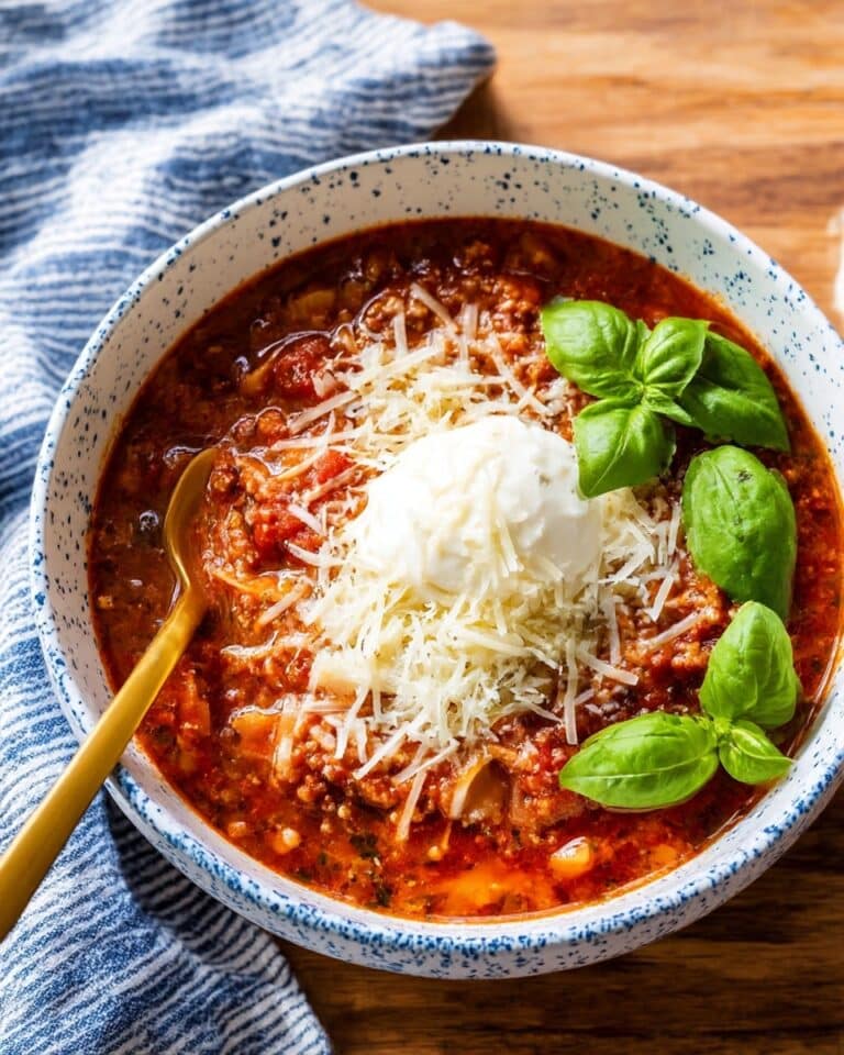 Easy Lasagna Soup Recipe
