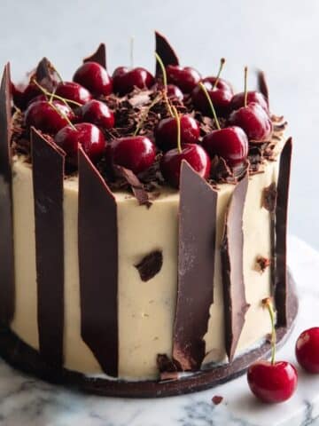 Black Forest Protein Cake With Sourdough Discard Recipe