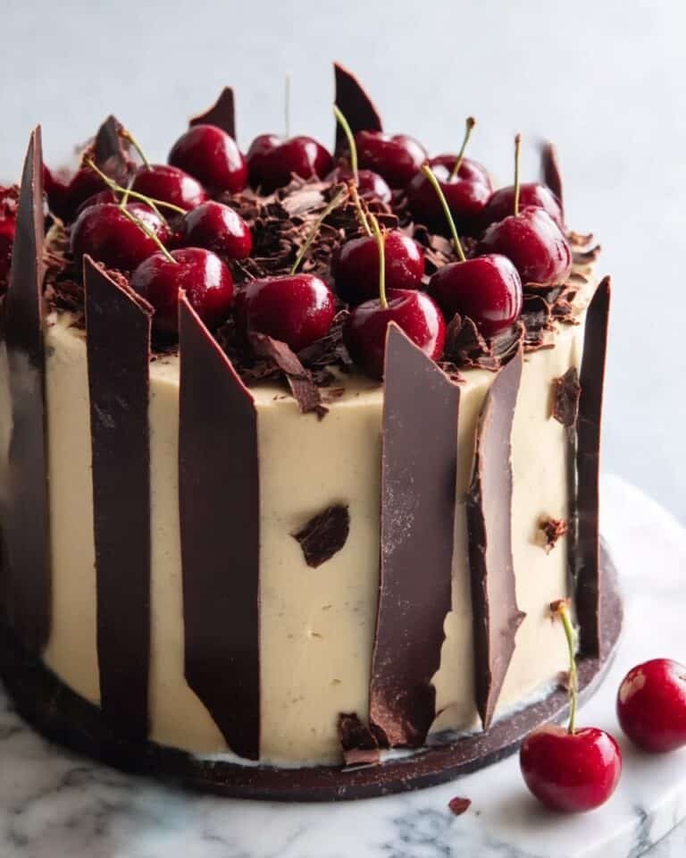 Black Forest Protein Cake With Sourdough Discard Recipe