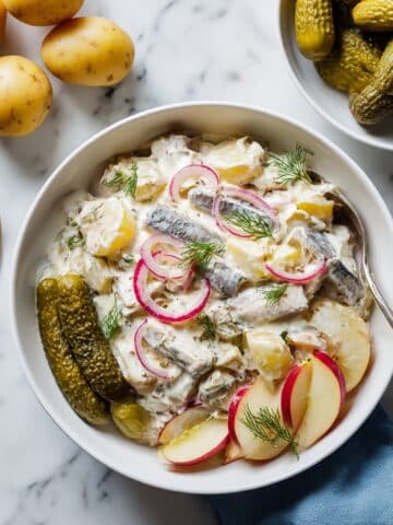 Cream Herring with Dill Pickles Recipe