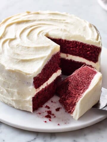 Red Velvet Layer Cake with Cream Cheese Frosting Recipe