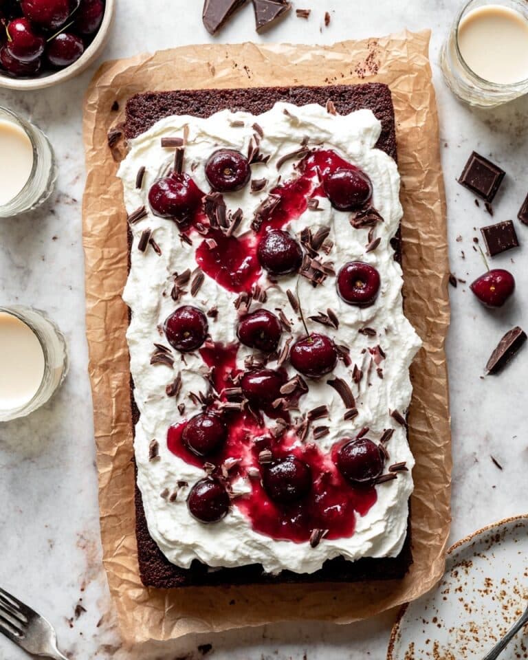 Black Forest Sheet Cake Recipe