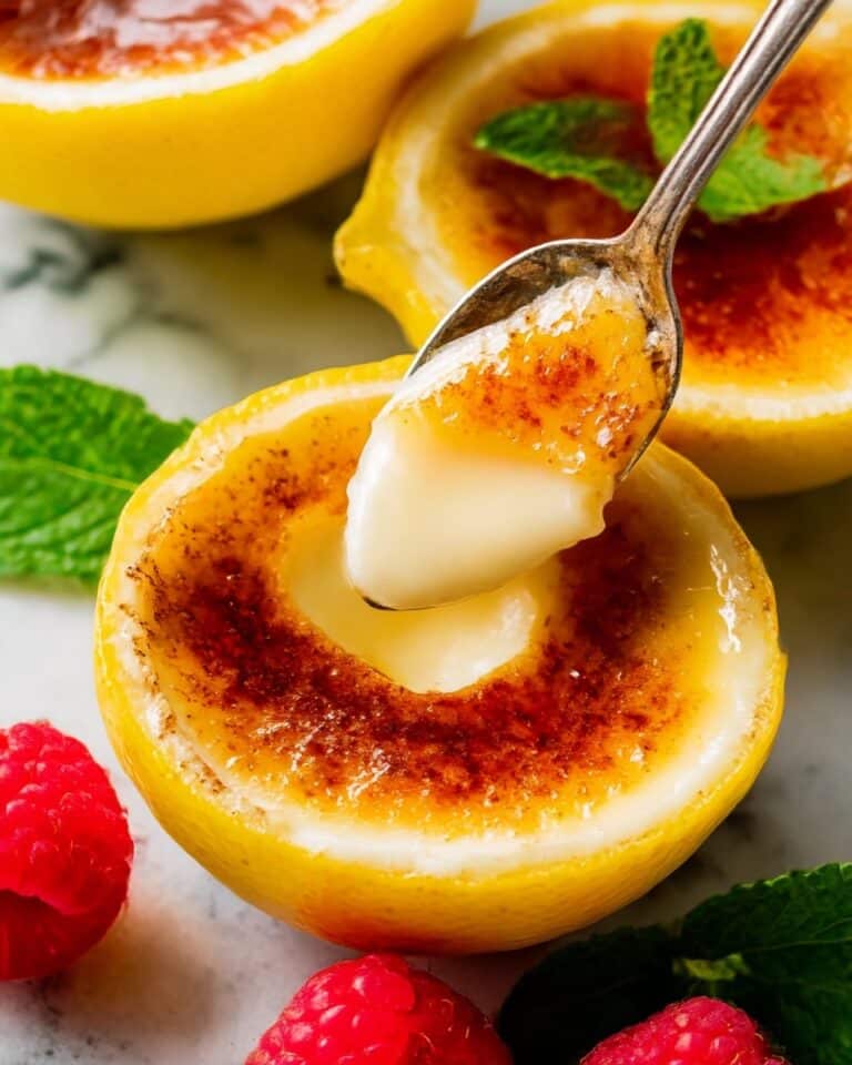 Lemon Posset with optional brûlée topping Recipe