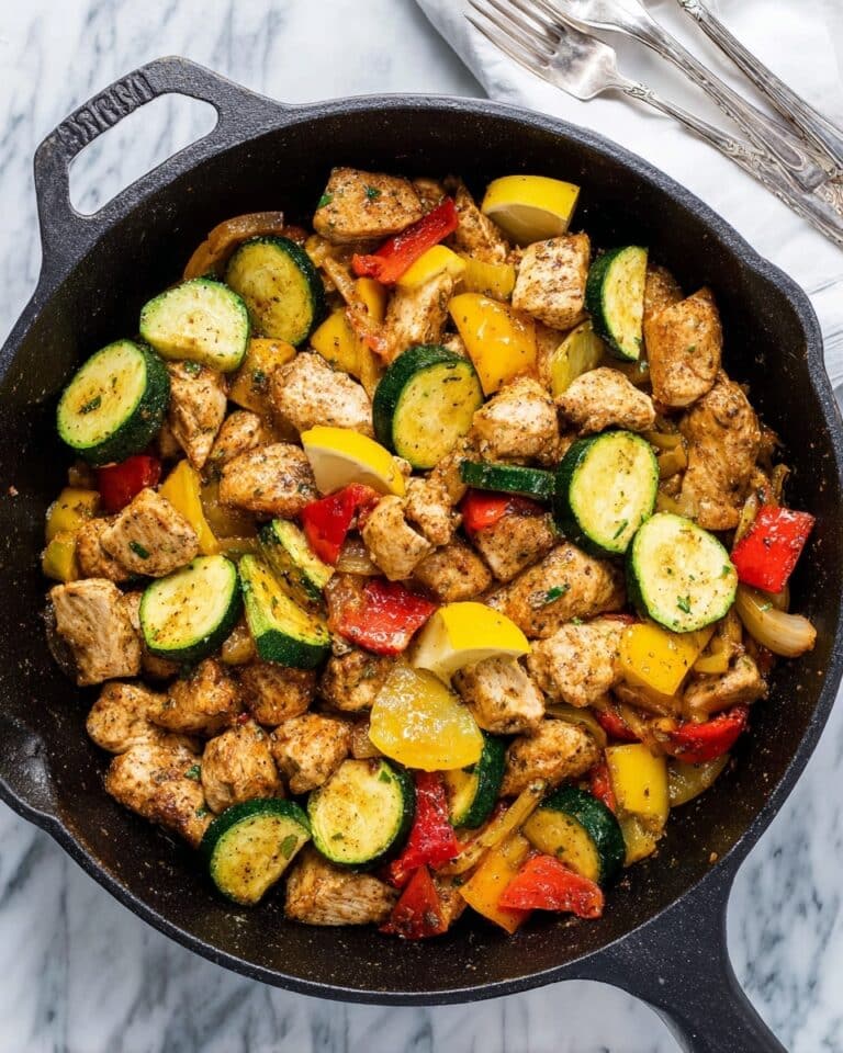 Cajun Chicken Vegetable Skillet Recipe