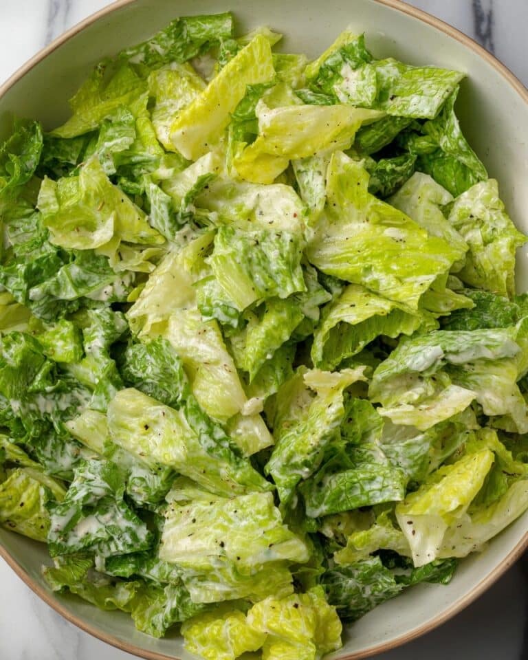 Lettuce Salad with Cream Fraiche, Chives, and Red Wine Vinaigrette Recipe