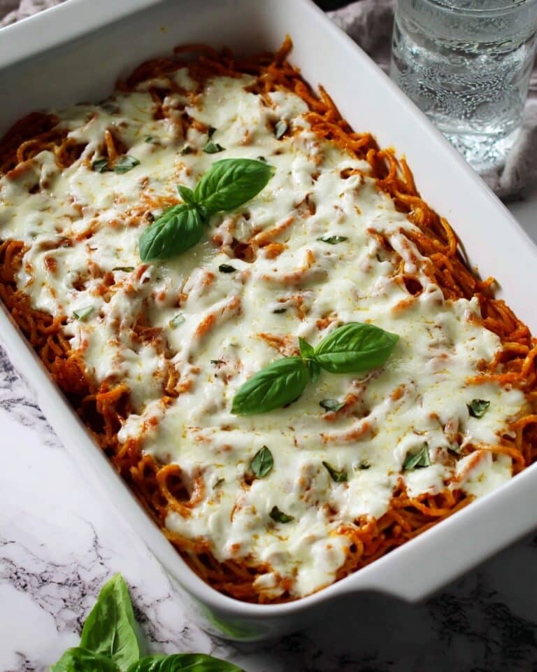 Leftover Spaghetti Bake Recipe