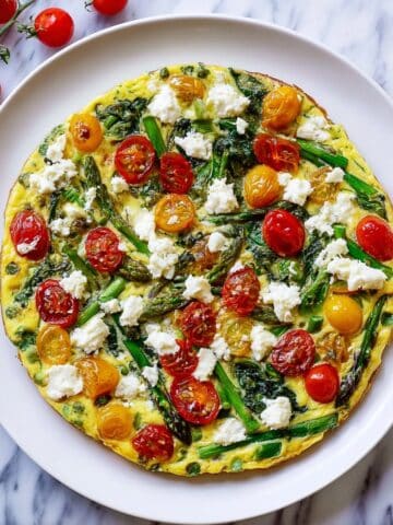 Asparagus Goat Cheese Frittata Recipe