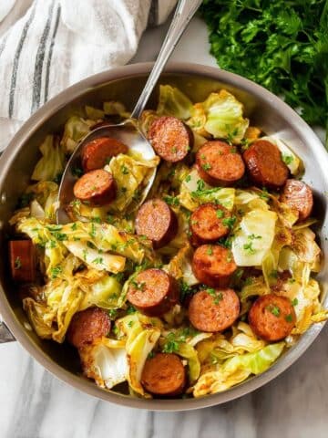 Cabbage and Sausage Skillet Recipe