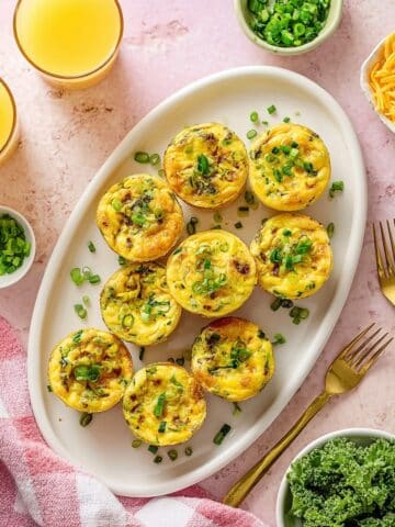 Oven Baked Sweet Potato Egg Bites with Veggies Recipe
