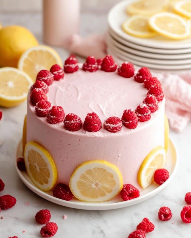 Lemon Raspberry Cake Recipe