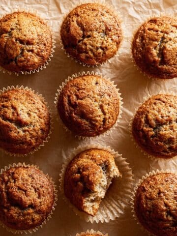 Easy One Bowl Banana Muffins Recipe