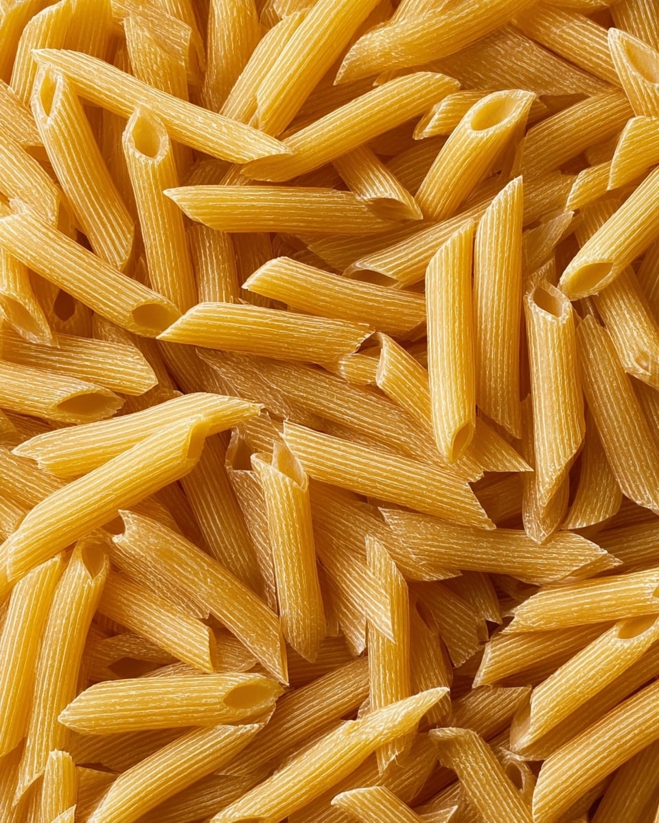 The image shows a white plate filled with a colorful pasta dish that has three main layers. The bottom layer is light yellow pasta tubes spread across the plate. On top of the pasta, there are bright green peas and green asparagus pieces mixed throughout. The third layer includes fresh dark green leafy herbs scattered on the pasta and vegetables, with small white dollops of soft cheese sprinkled over everything. A golden fork is placed on the right side of the plate, partially resting on the food. The plate sits on a white marbled surface with a piece of white cloth visible in the background. Photo taken with an iphone --ar 4:5 --v 7