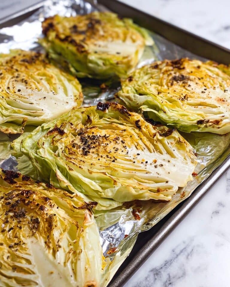 Simple Roasted Cabbage Recipe