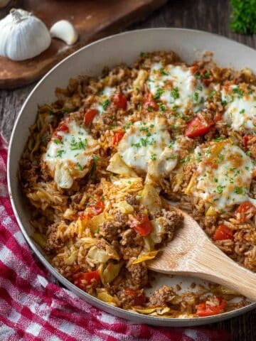 Unstuffed Cabbage Roll Skillet Recipe