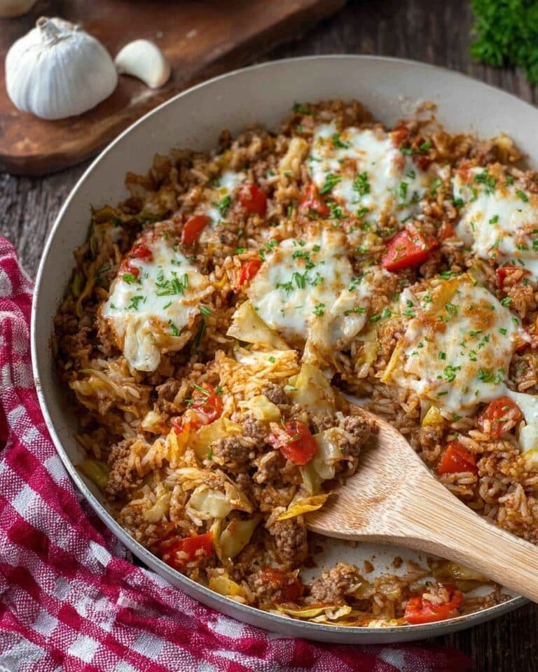 Unstuffed Cabbage Roll Skillet Recipe