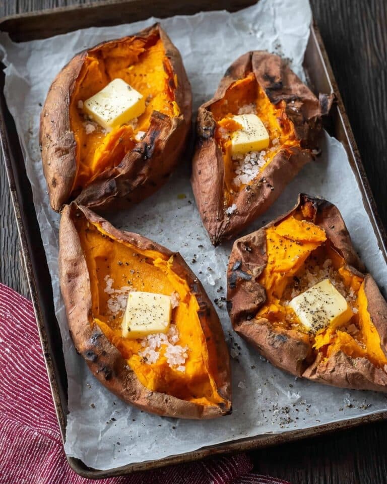 Air Fryer Baked Sweet Potatoes Recipe