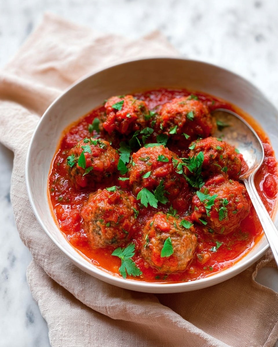 The image shows a baking tray lined with white parchment paper, filled with rows of raw meatballs. Each meatball is round and speckled with green herbs and pieces of yellow corn, with a moist, slightly shiny brown surface. The meatballs are evenly spaced in a grid pattern, sitting on the parchment paper that has absorbed some juices, creating small shiny spots underneath. The tray is set against a dark cloth on a white marbled surface. photo taken with an iphone --ar 4:5 --v 7