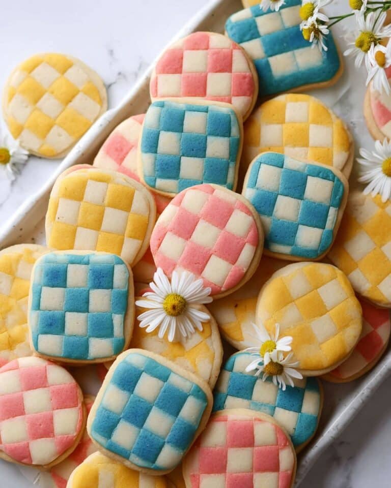 Easter Gingham Sugar Cookies Recipe