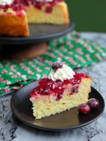 Cranberry Upside Down Cake Recipe