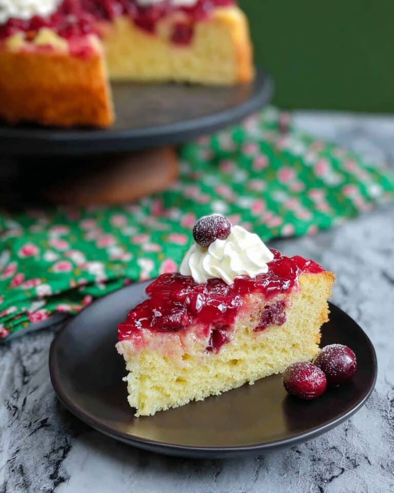 Cranberry Upside Down Cake Recipe