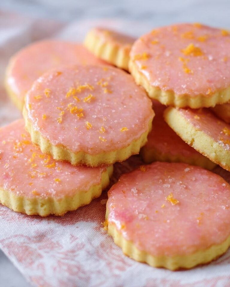 Grapefruit Shortbread Cookies with Zesty Icing Recipe