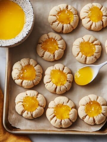 Lemon Thumbprint Cookies Recipe
