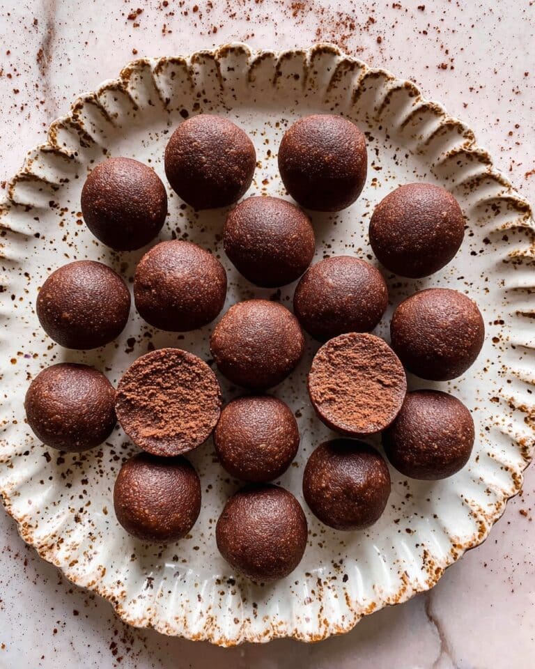 Brownie Protein Balls Recipe
