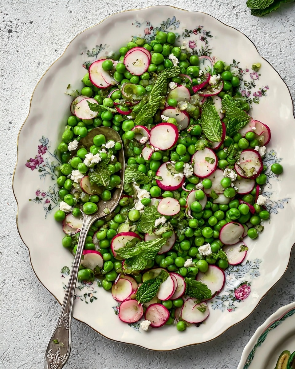 Fresh Spring Pea Spring Peas with Radish and Mint – Fresh & Vibrant Spring Dish
