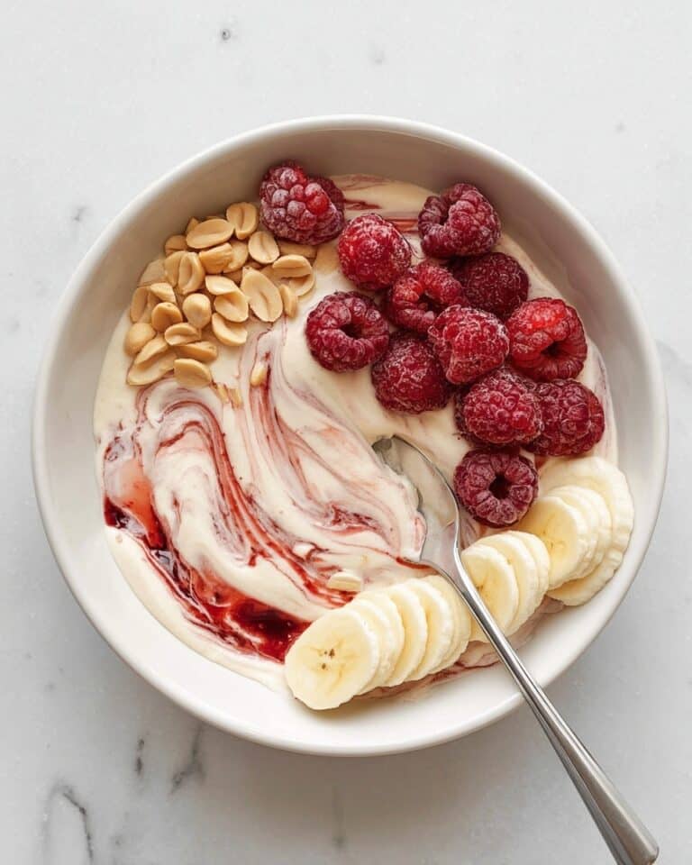 Peanut Butter & Jelly Greek Yogurt Protein Bowl Recipe