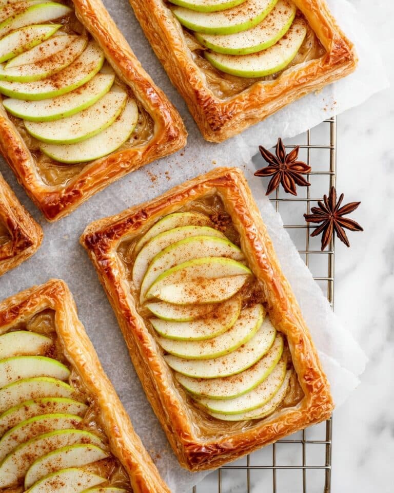 Cinnamon Apple Butter Puff Pastry Tarts Recipe