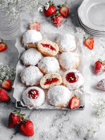 Strawberry Jelly Donut Muffins Recipe