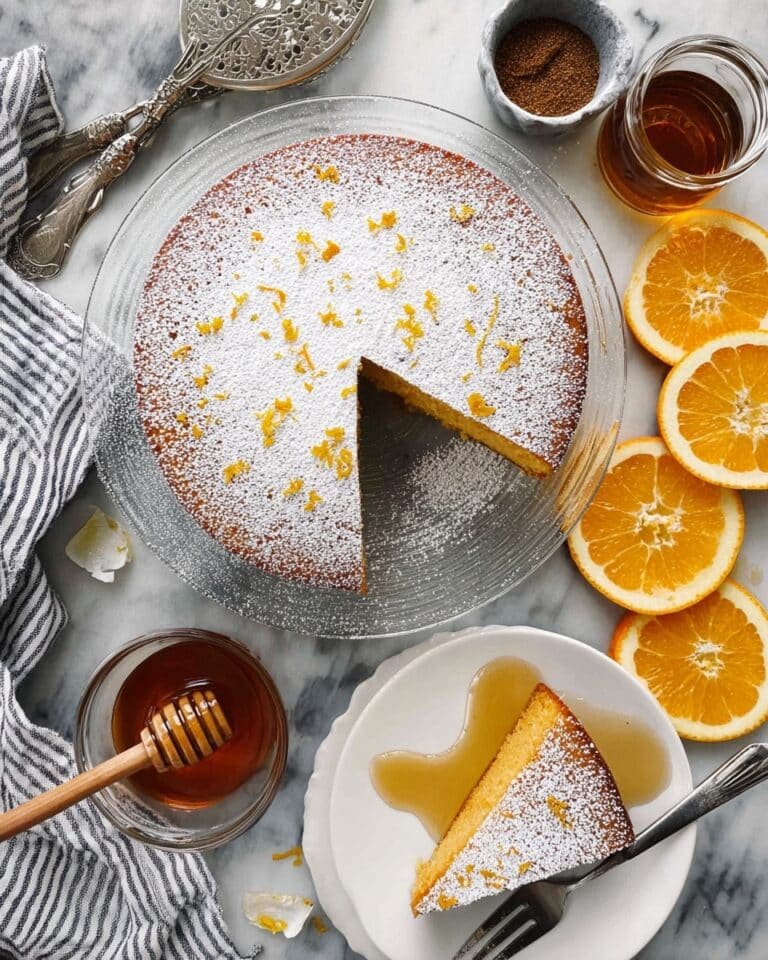 Cardamom Spiced Orange Olive Oil Cake Recipe