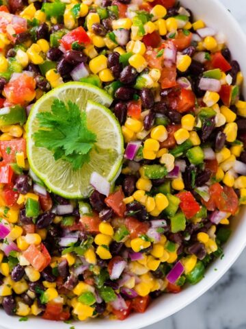 Black Bean and Corn Salad with Lime and Cilantro Recipe