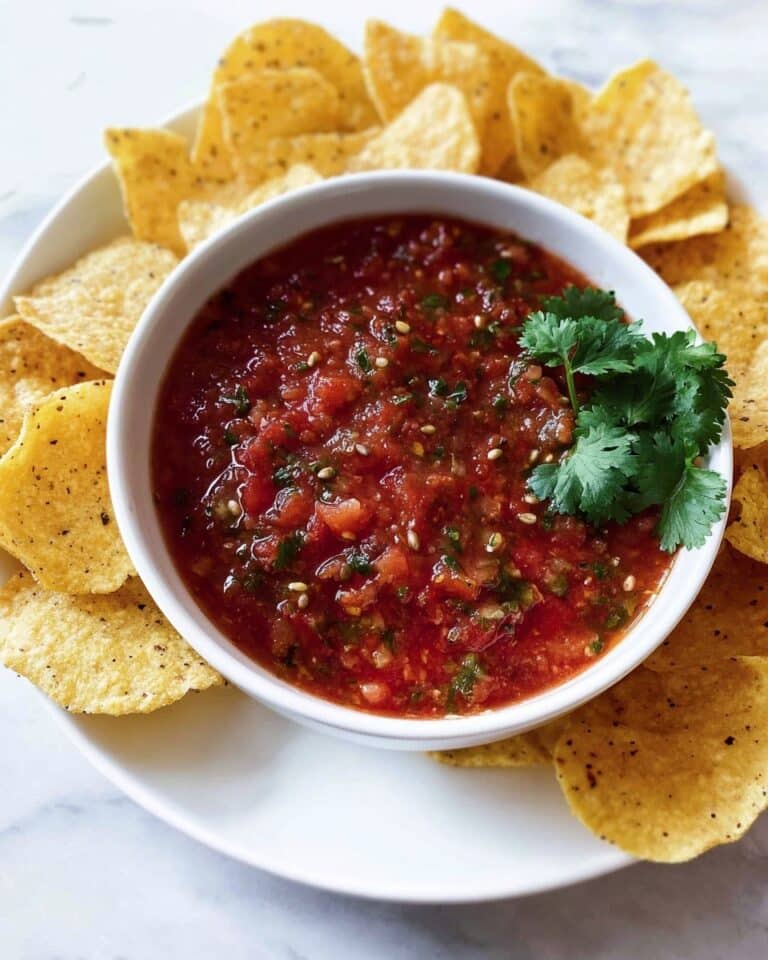 Roasted Tomato and Tomatillo Salsa Recipe