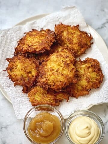 Vegan Potato Latkes (Crispy, Umami-Rich) Recipe