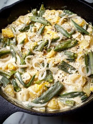 Creamy Poblano Rajas with Potatoes Recipe