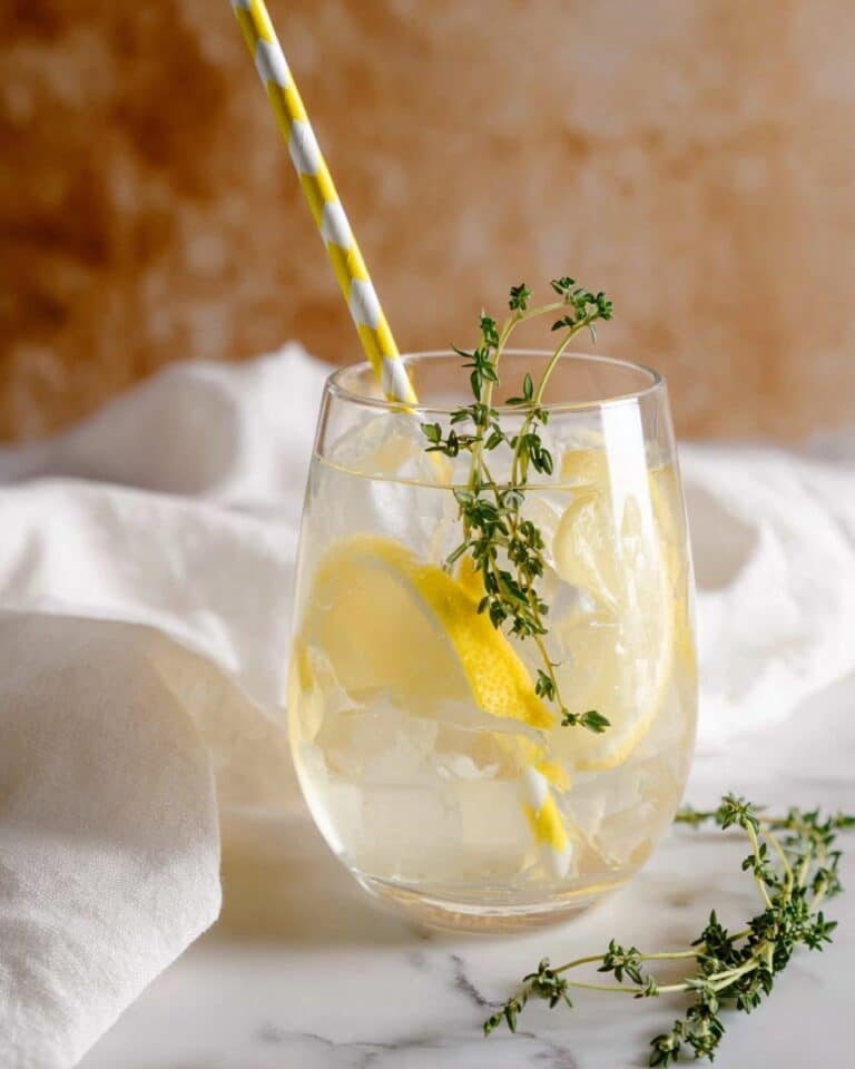 Lemon Thyme Gin Spritz Recipe