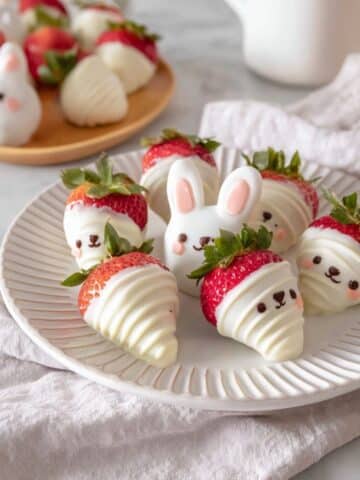 Bunny White Chocolate-Covered Strawberries Recipe
