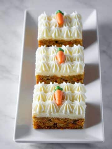 Carrot Cake Squares with Cream Cheese Frosting Recipe