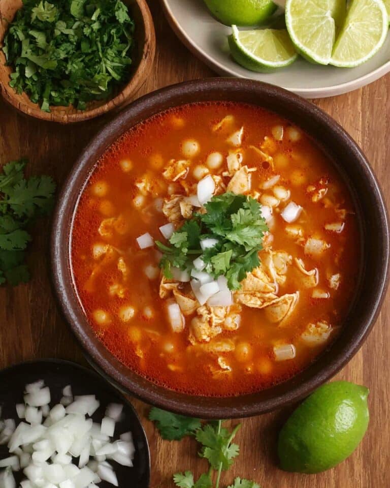 Authentic Menudo Recipe with Hominy and Spicy Chile Sauce Recipe